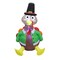 5' Air Blown Kaleidoscope Inflatable Turkey in Pilgrim Outfit GTF00015-5